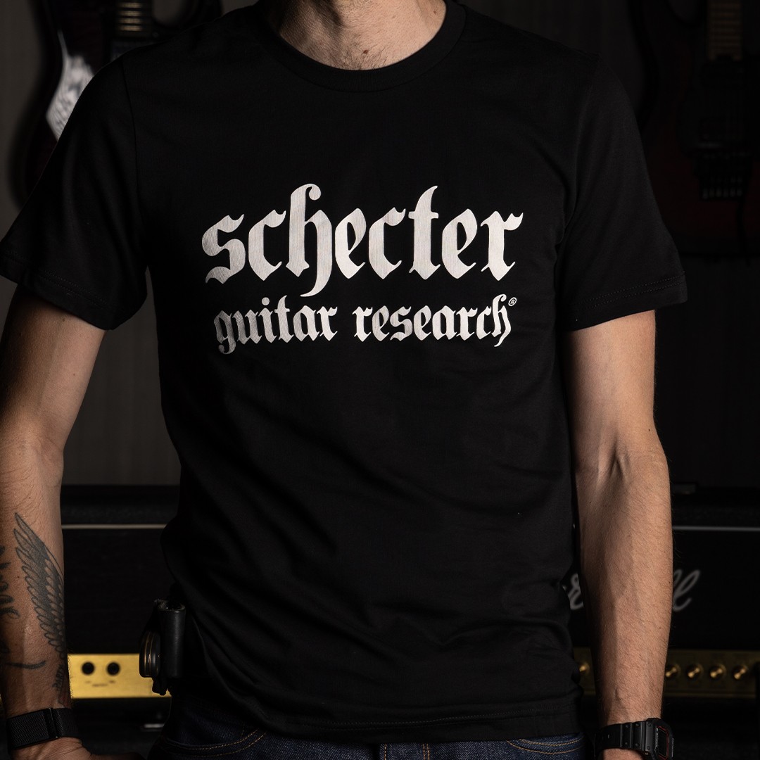 Schecter Diamond Series Gothic Logo Graphic Tee